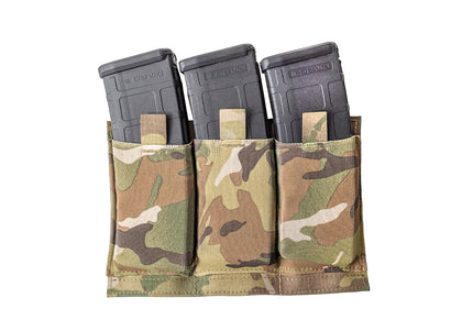 Elastic Triple Rifle Mag Pouch