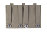 Elastic Triple Rifle Mag Pouch