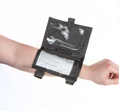 dope card sleeve Tactical QB Sleeve-Arm DOPE Card Holder