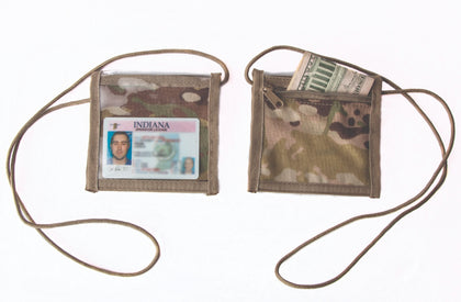 Zippered Neck ID Holder