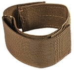 Extra Wide Covered Watchband 2.25" Coyote Brown